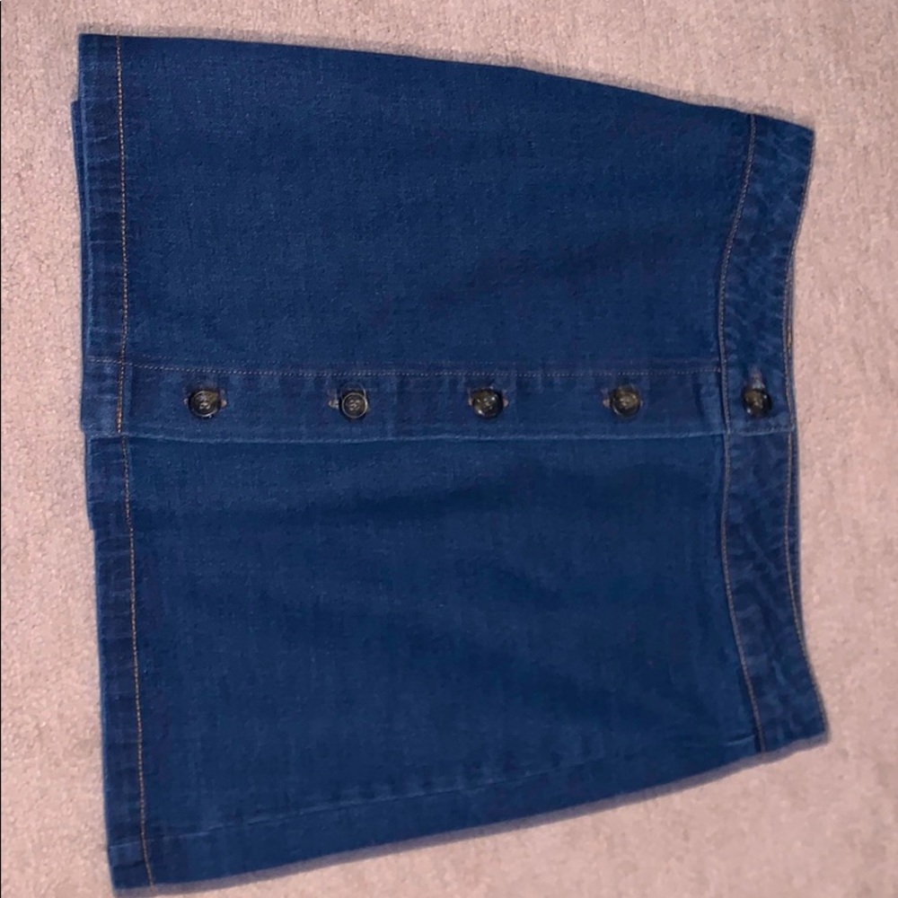 forever 21 denim skirt